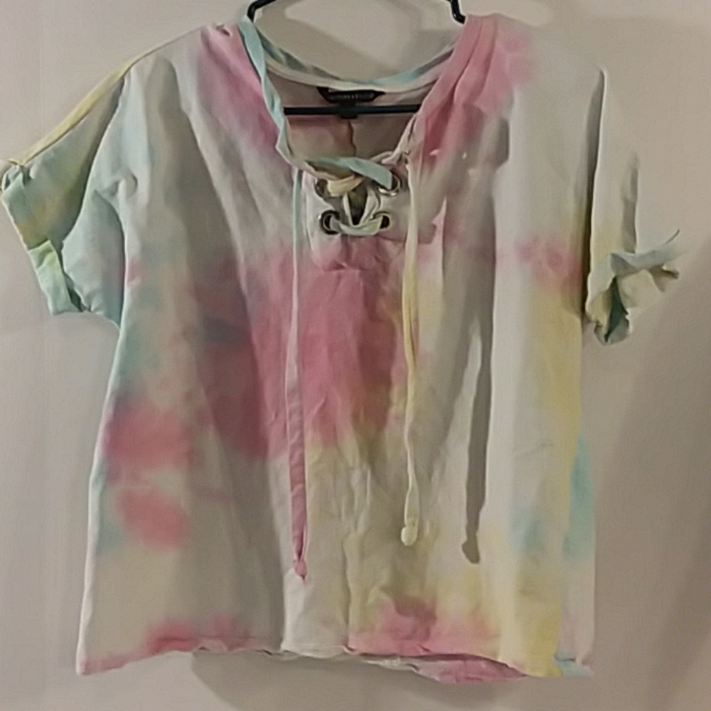 Tye-Dye Crop Top Sweater Signature Studio S